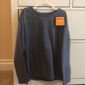 Gymboree LS Tee with Metallic Detail